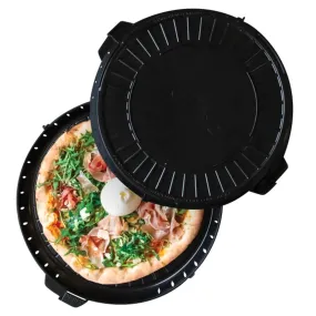 Boîte ronde réutilisable noir