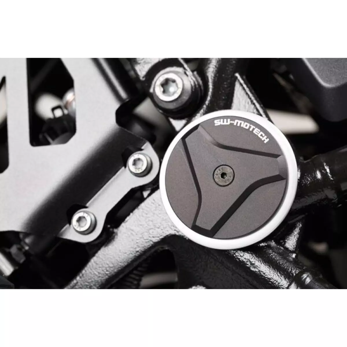 Set De Bouchons De Cadre SW-Motech BMW R1200GS / R1200 / 1250RT / R1250GS Noir - Protection cadre moto